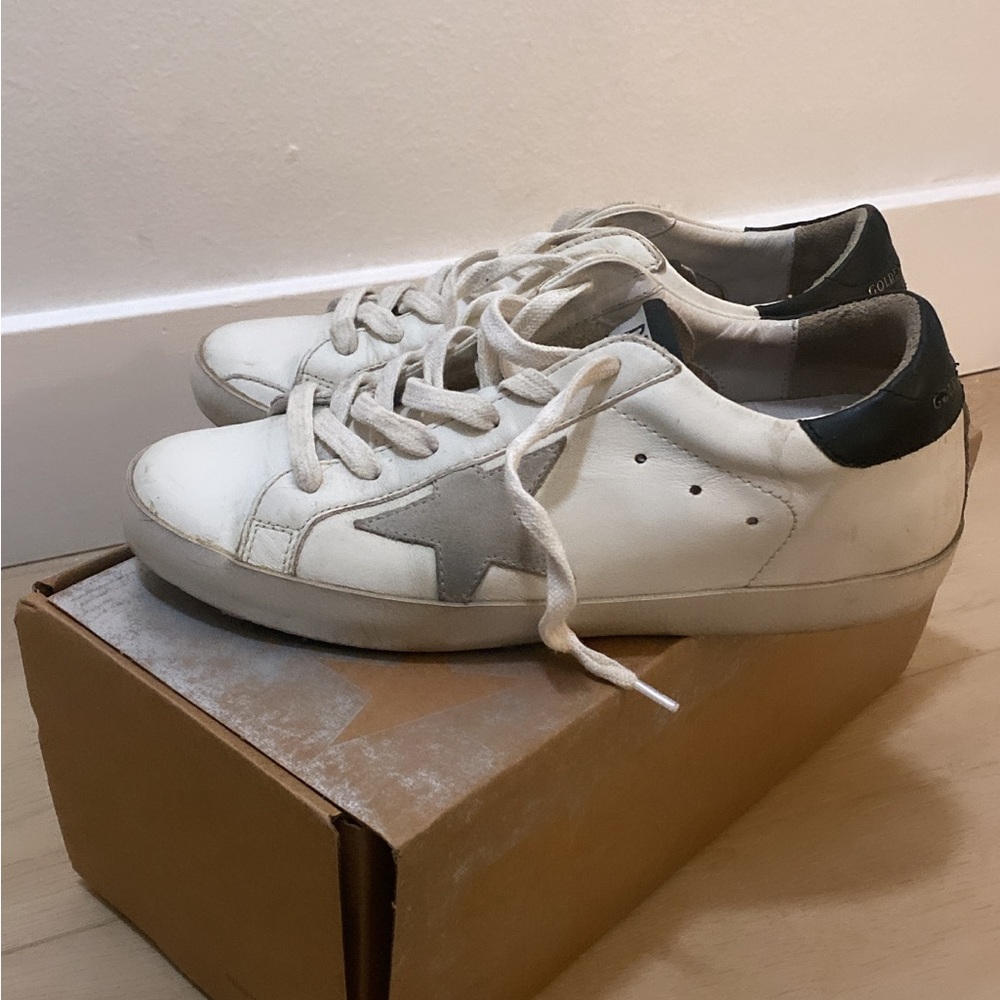 Golden goose super star leather sneakers